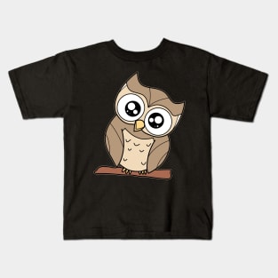 Cute Night Owl Kids T-Shirt